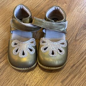 Livie & Luca gold shoes Mary Janes
